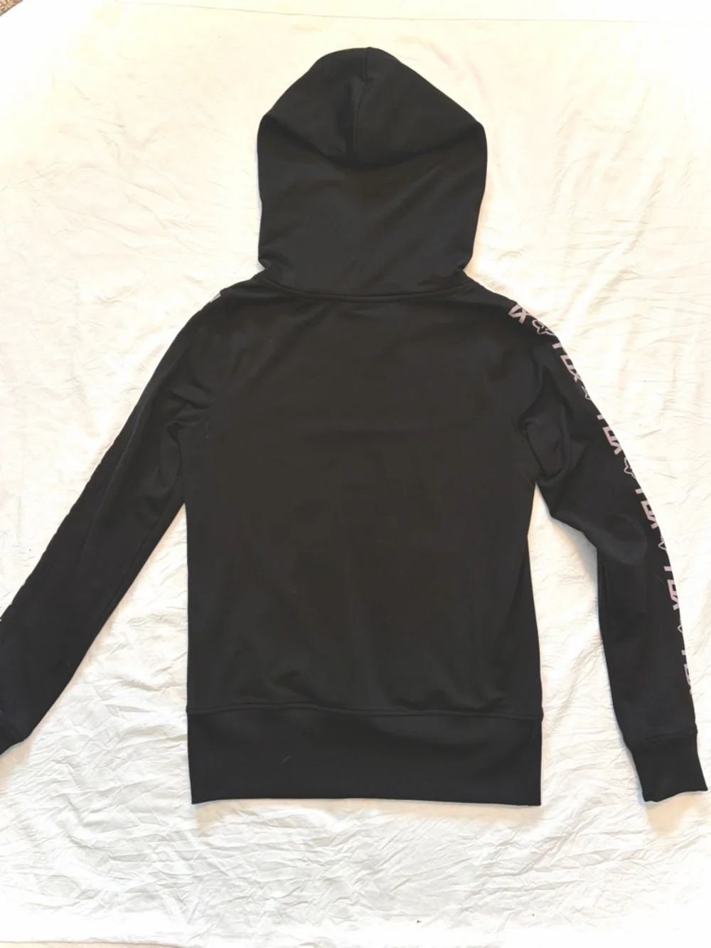 Fox Black Hoodie with Purple Logo Trim - Picture 2 of 3